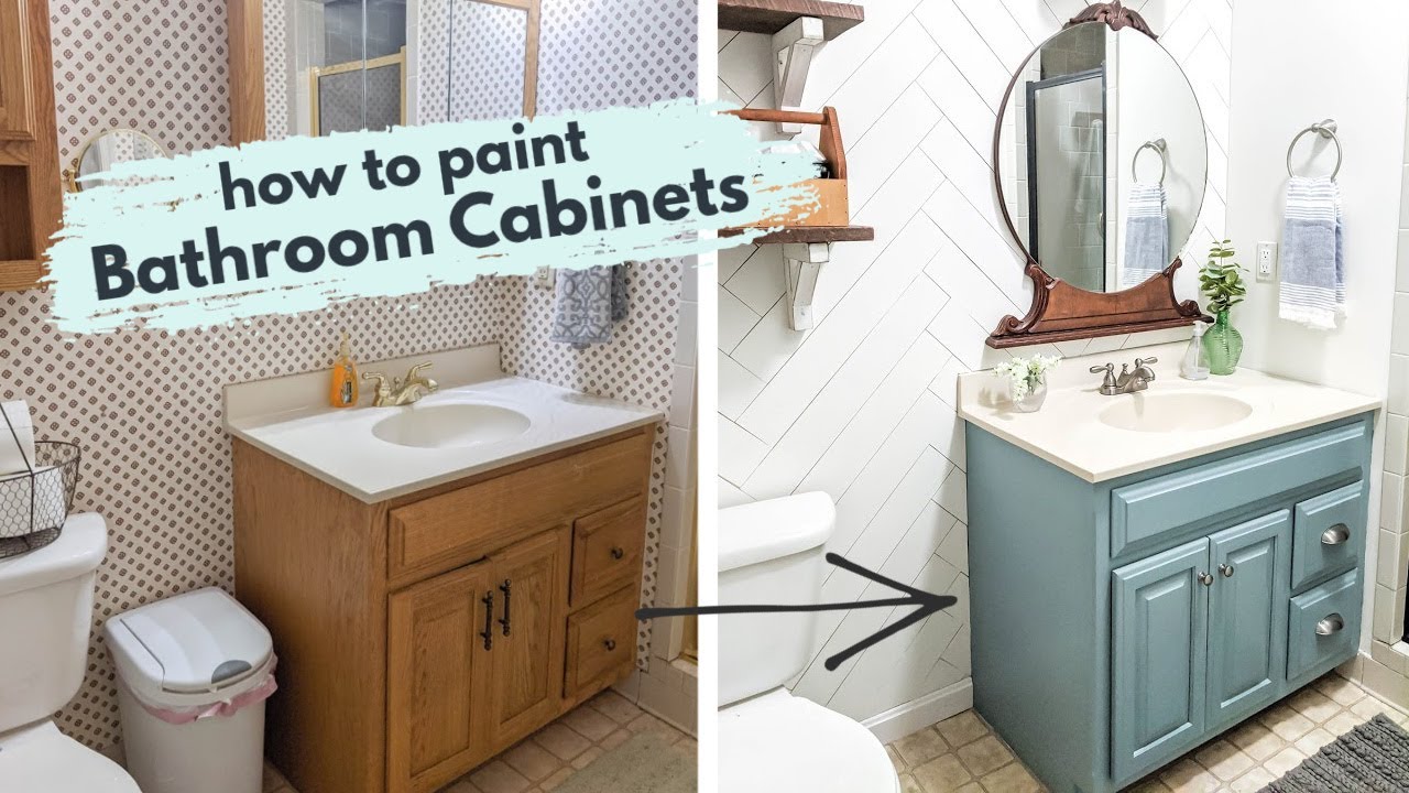 Painting Bathroom Vanity Before And After Semis Online