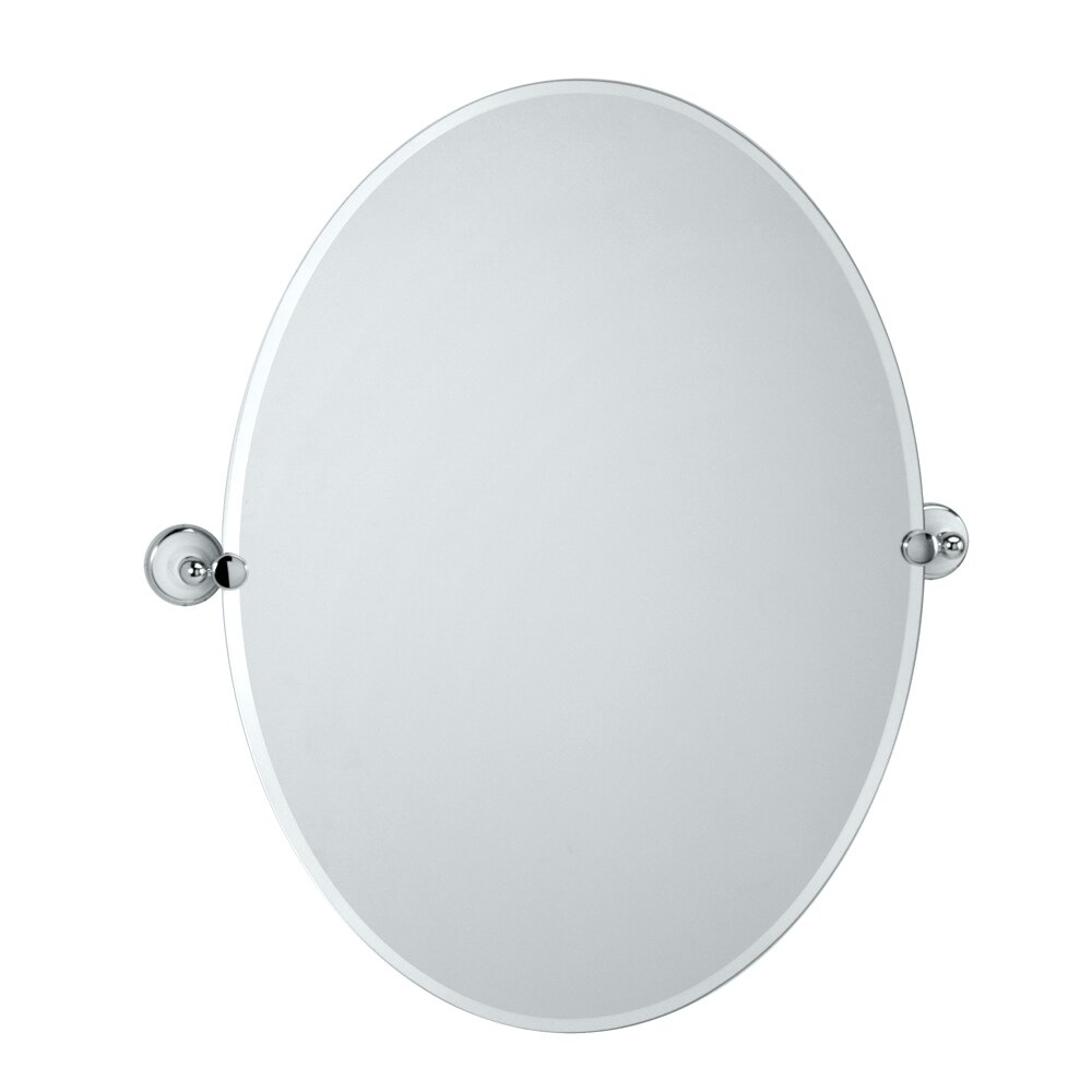 Chrome Oval Bathroom Mirrors