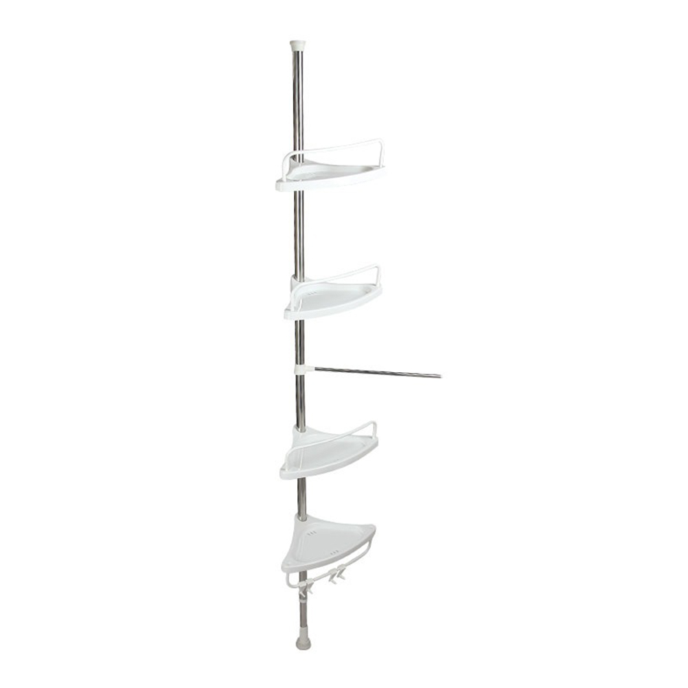 Bathroom Extendable Pole Shelf
