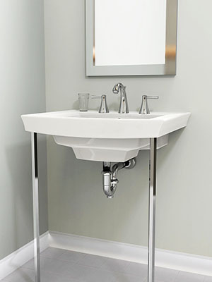 Bathroom Sink Legs Chrome