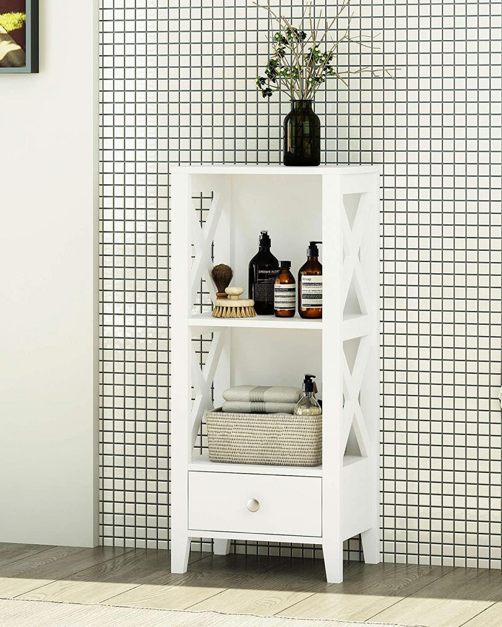 Bathroom Shelf on Floor