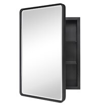 Black Bathroom Cabinets With Mirror