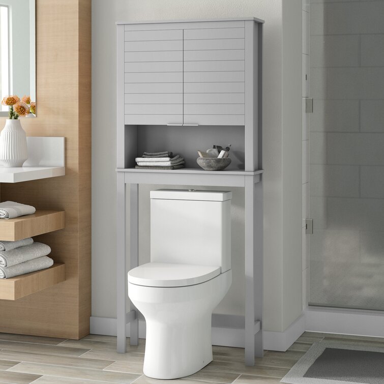 Bathroom Shelves over Toilet Modern