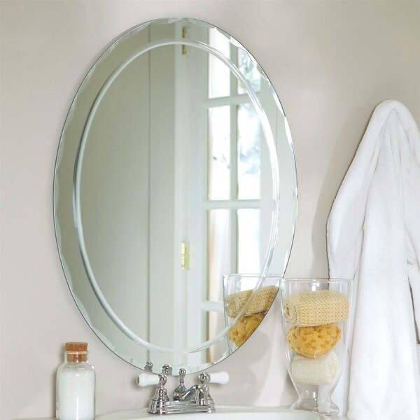 Oval Beveled Bathroom Mirrors – Semis Online