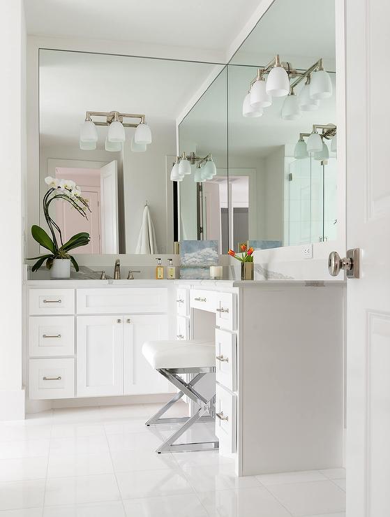 L Shaped Bathroom Vanity Cabinet