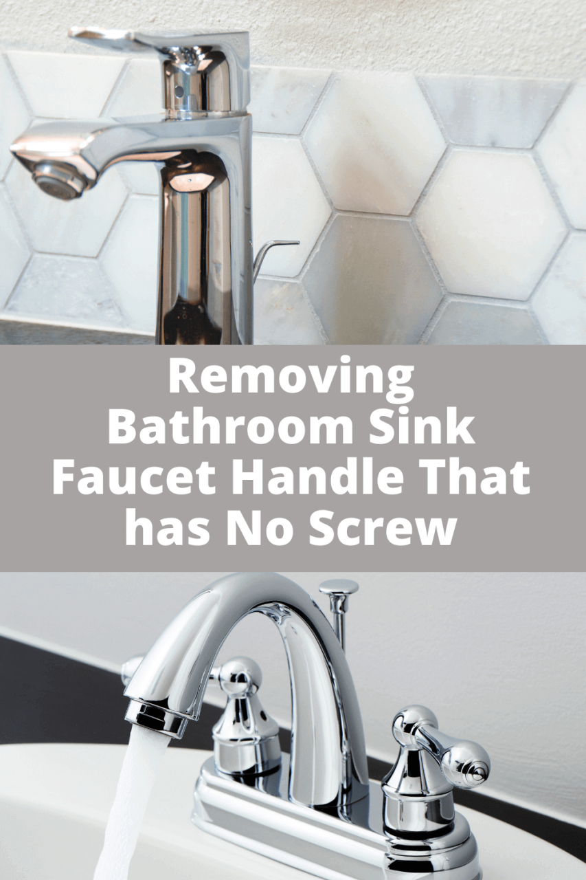 Remove Bathroom Faucet Handle No Screw Semis Online