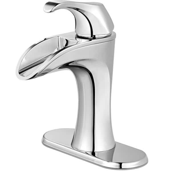 Waterfall Bathroom Faucets Chrome