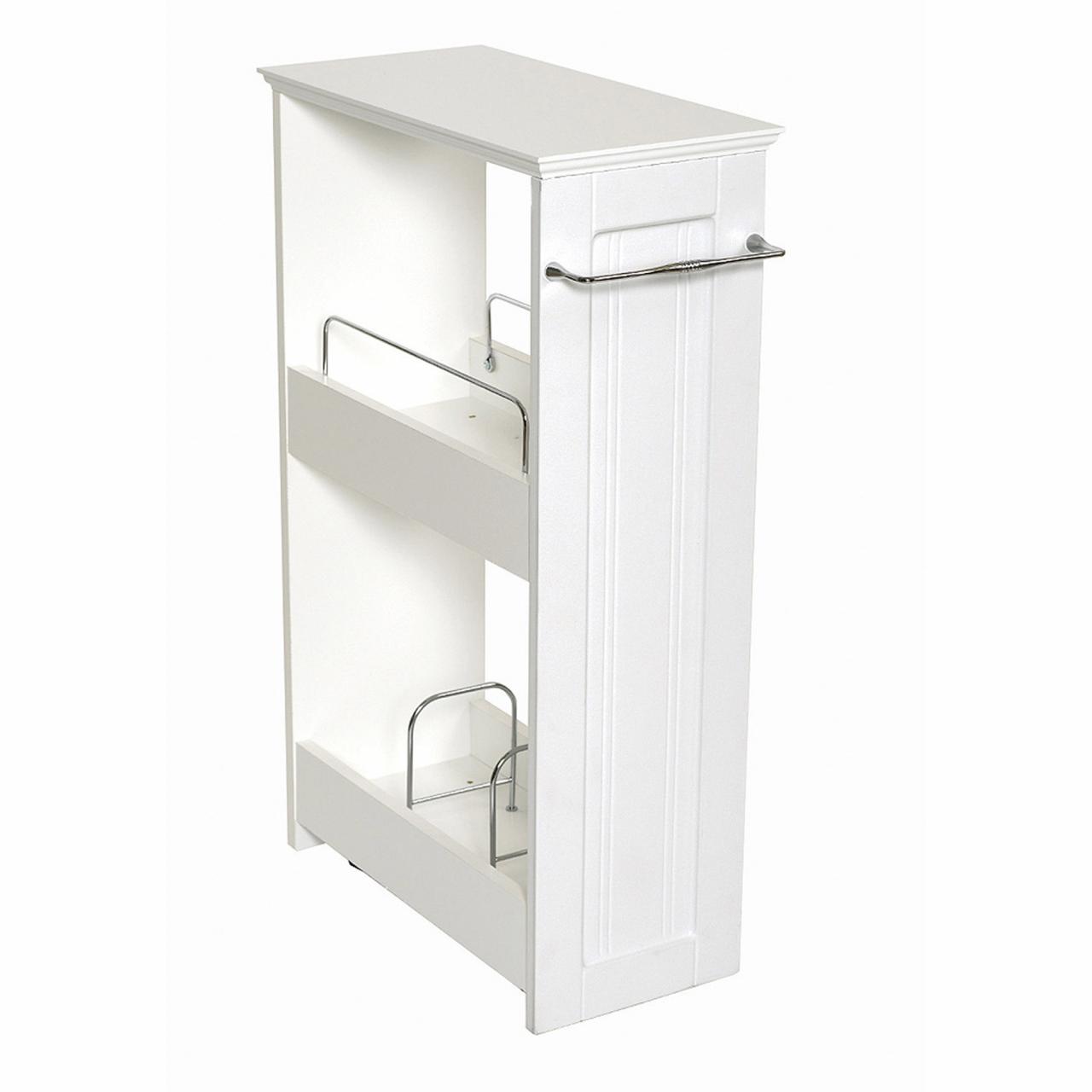 Rolling Bathroom Storage Cabinet