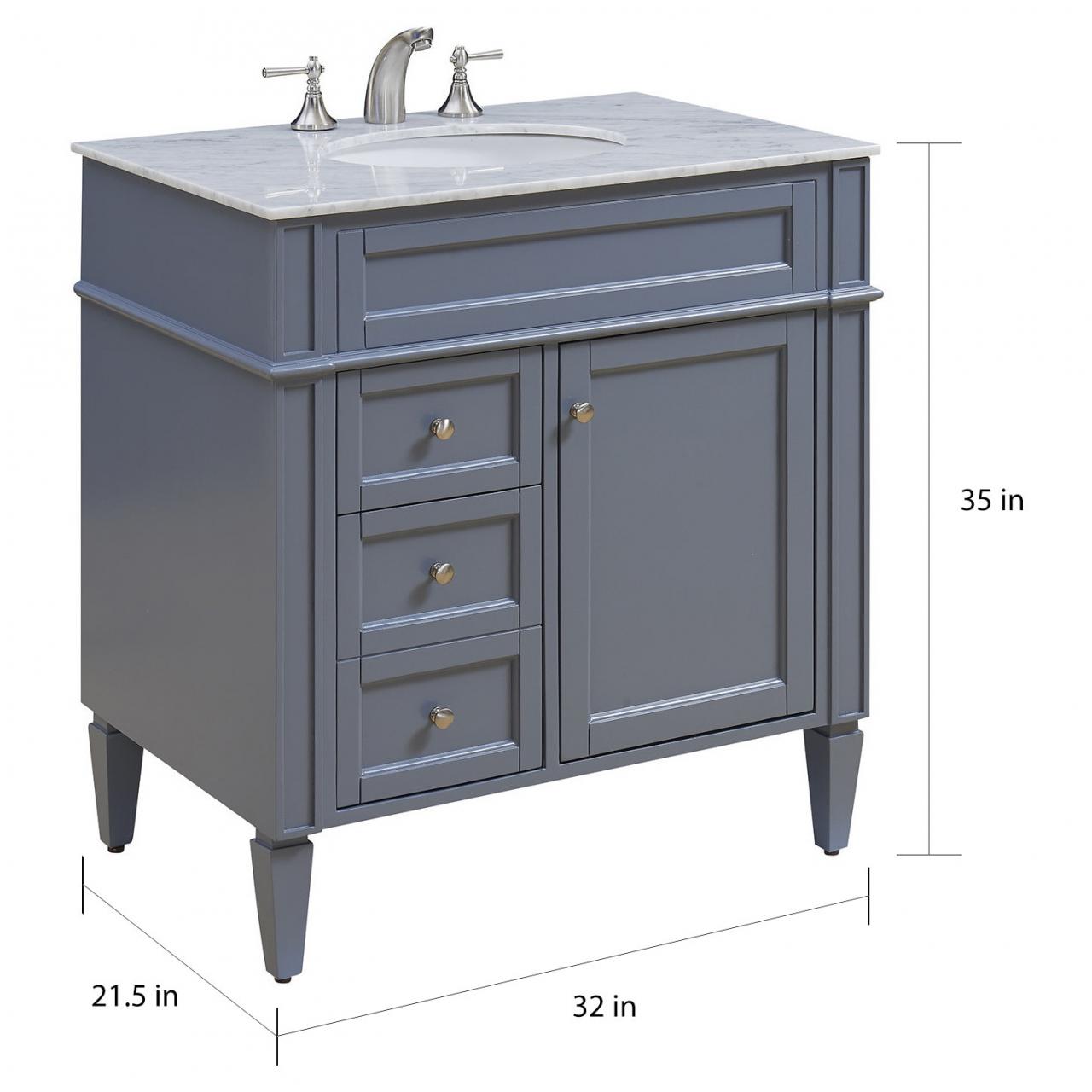 Bathroom Vanities 32 Inches Wide – Semis Online