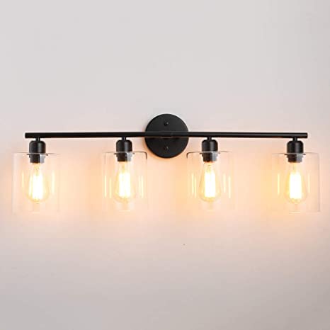 Bathroom Light Fixtures Black