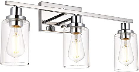 Contemporary Bathroom Lighting Chrome