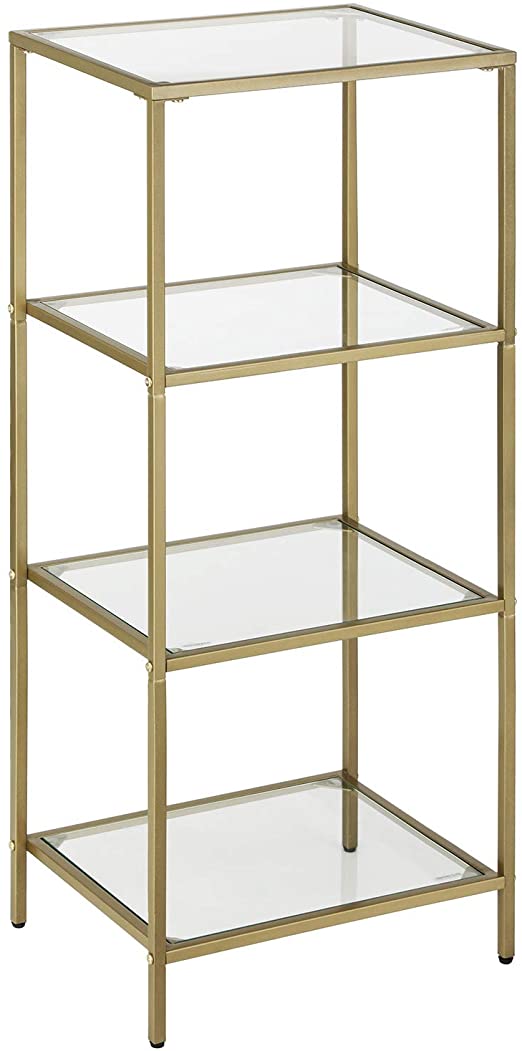 Bathroom Brass Shelving Unit