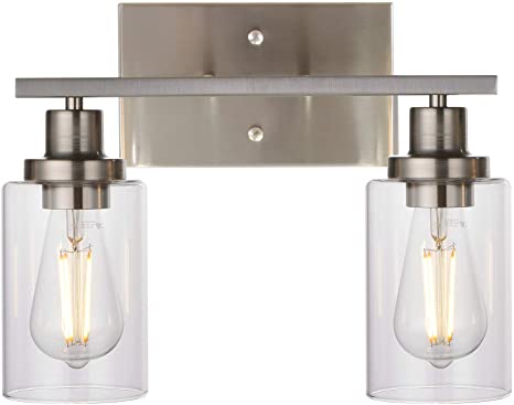 Bathroom Lighting Sconces Brushed Nickel