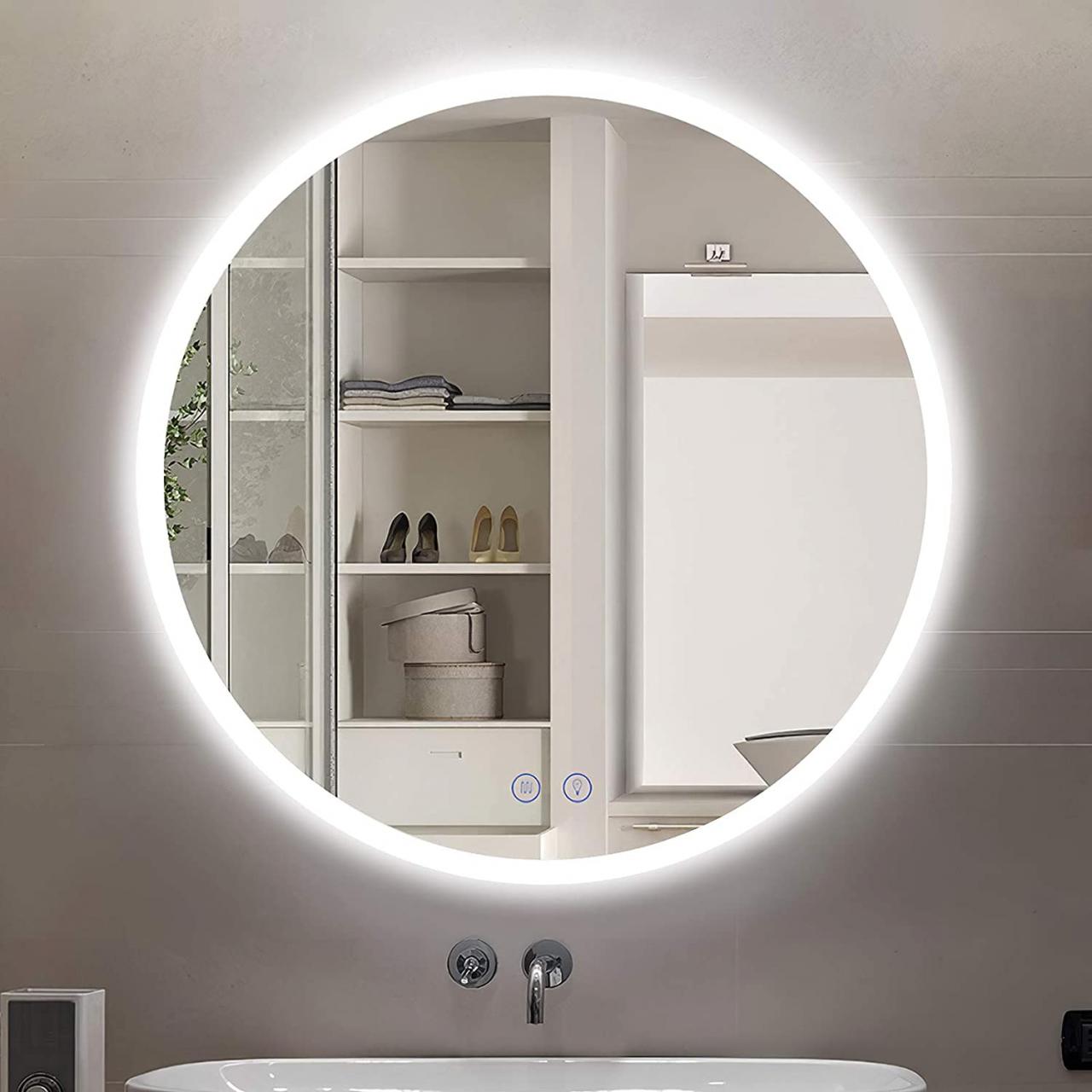 Round Bathroom Mirror Light