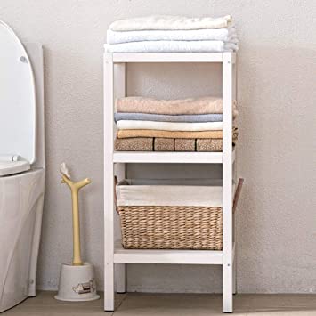Bathroom Floor Shelf for Towels