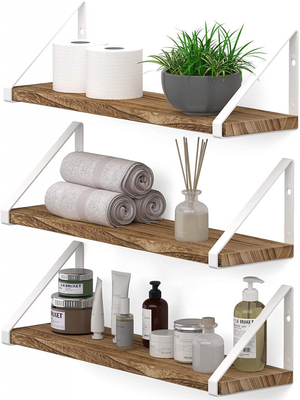 Bathroom Shelf with Brackets
