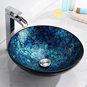 Bathroom Sinks With Glass Countertop