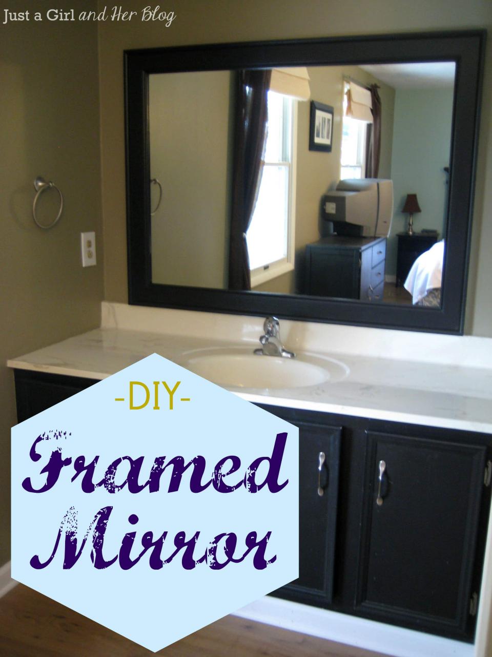 How To Install Bathroom Mirror Frame Semis Online