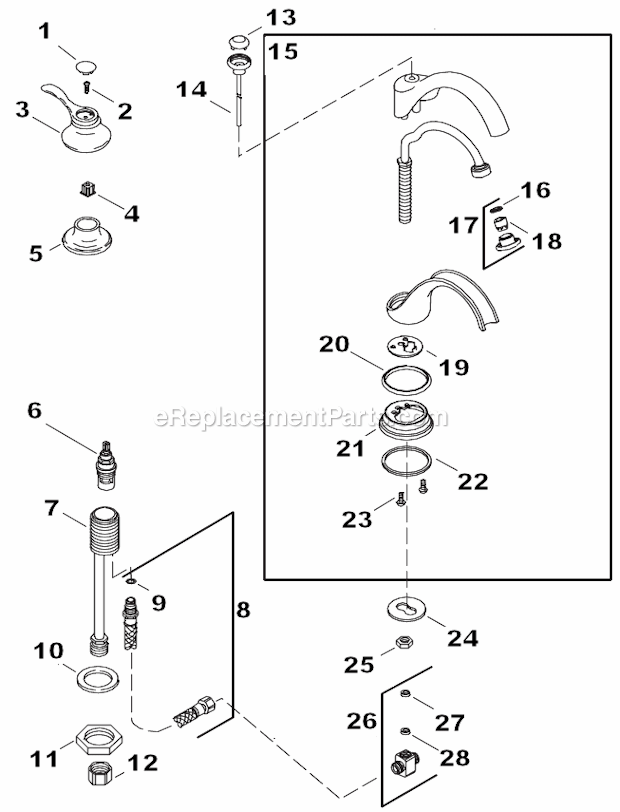 Kohler Fairfax Bathroom Faucet Repair