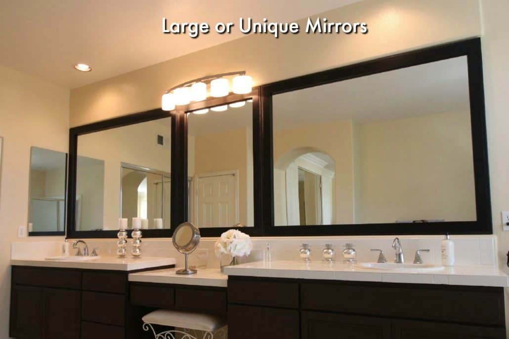 Large Bathroom Mirror Framed