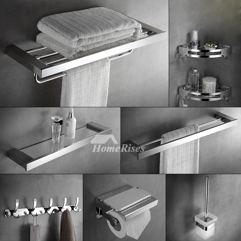 Wall Mounted Bathroom Accessories Set