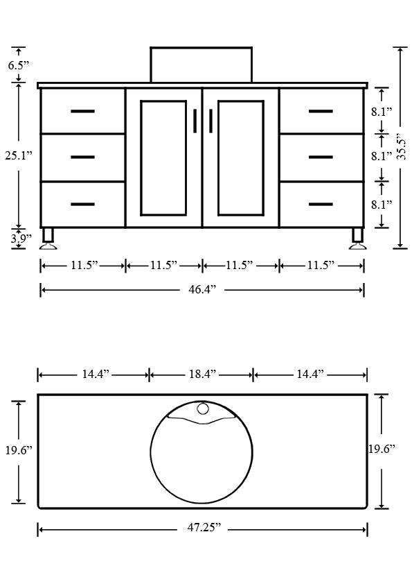 Bathroom Vanity Width Sizes