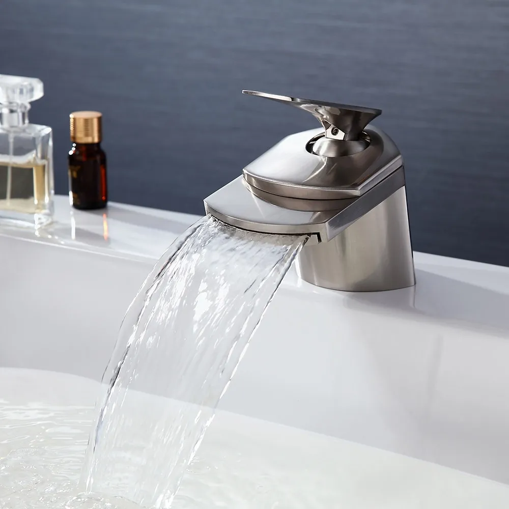 Modern Waterfall Bathroom Faucet