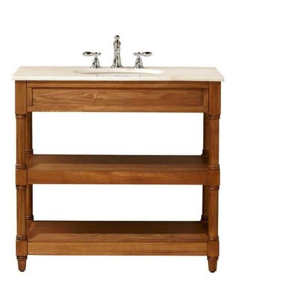 Bathroom Sink Open Vanity