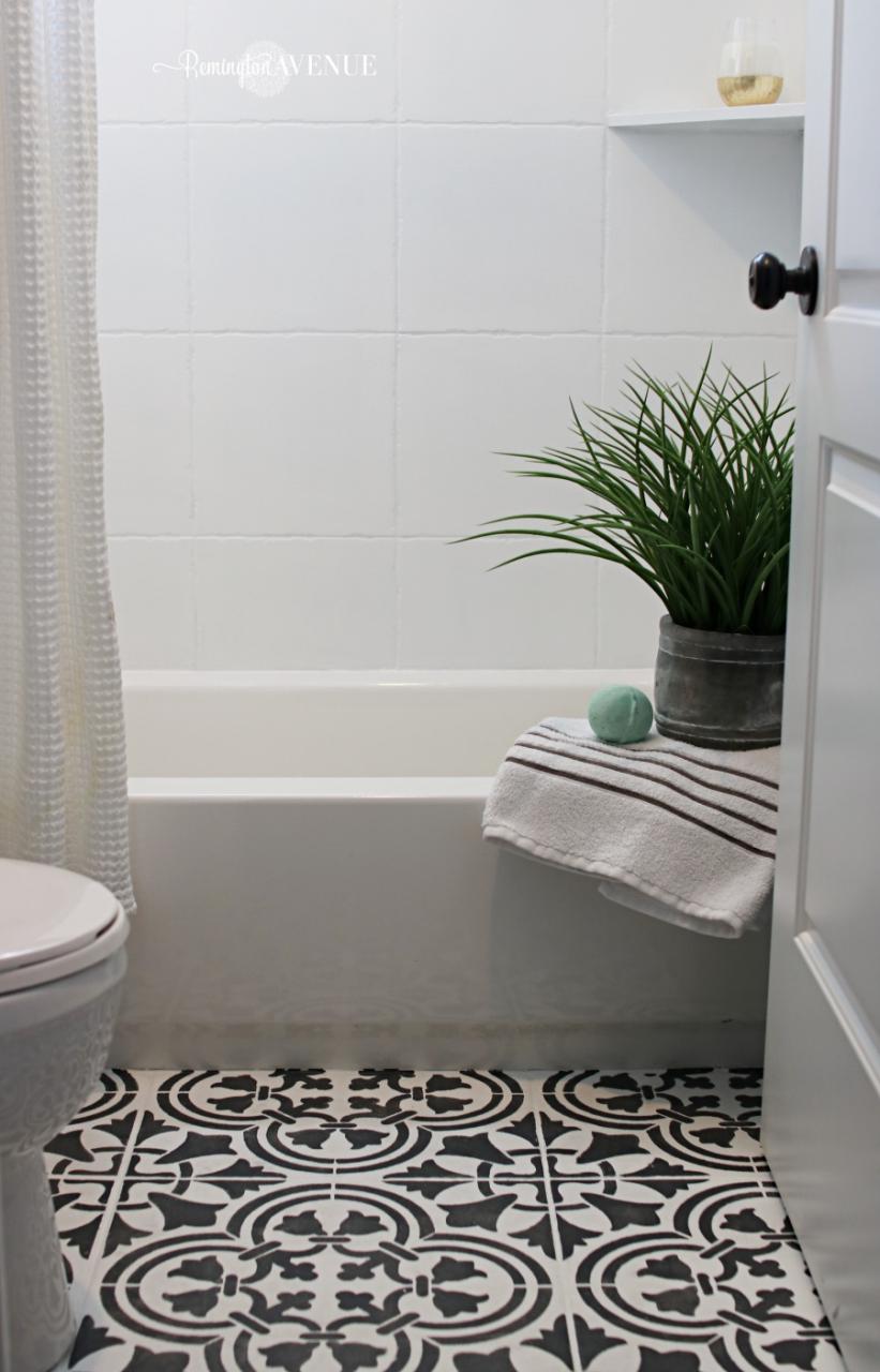 Painting Bathroom Tile Diy