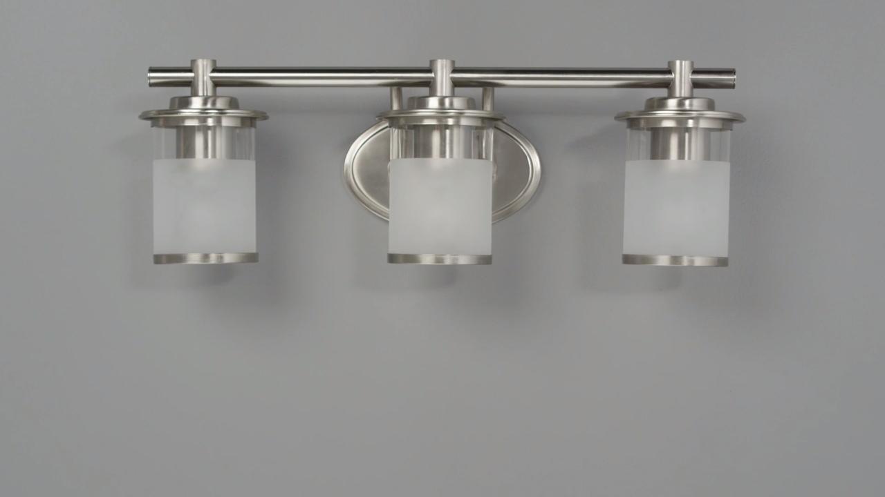 Bathroom Lighting In Brushed Nickel