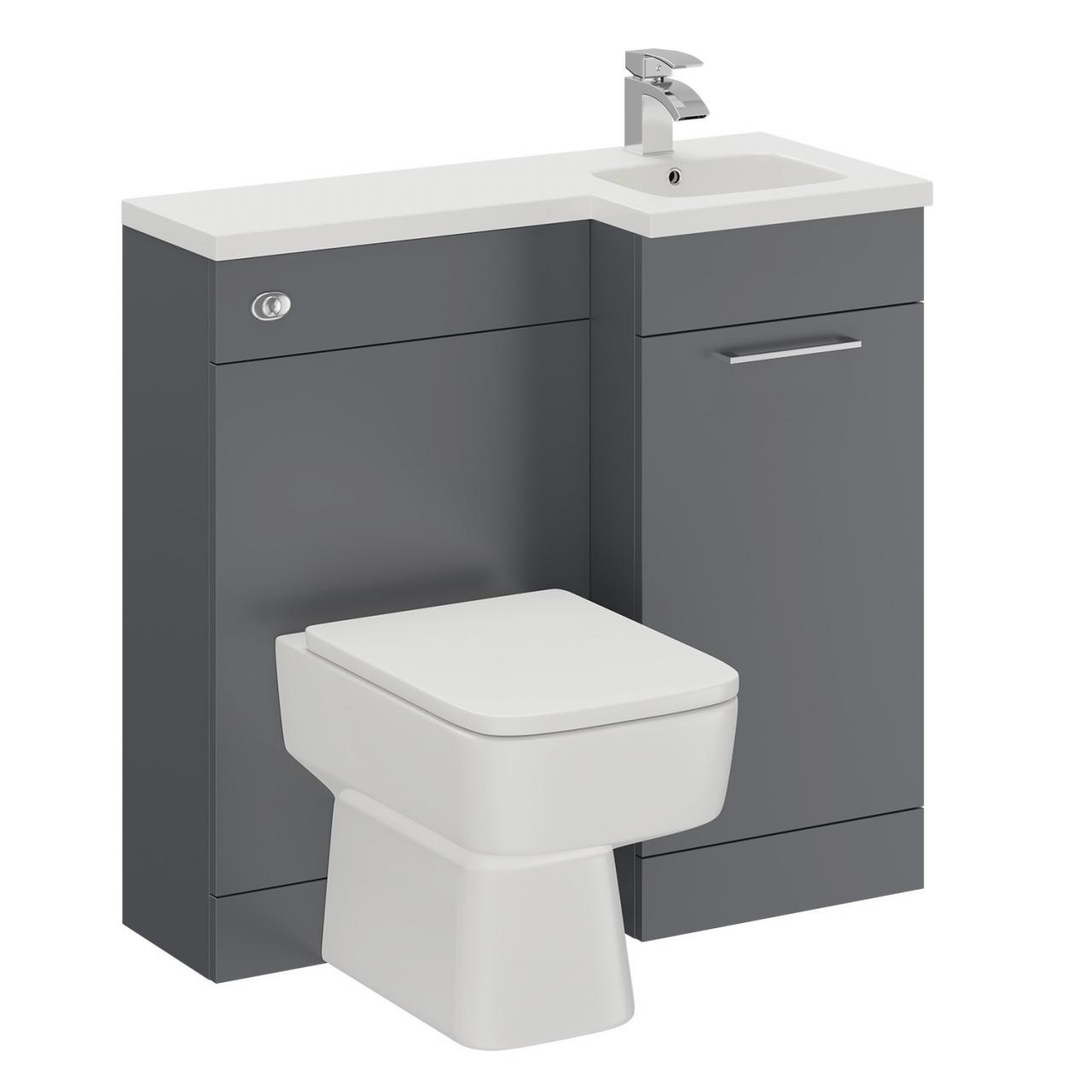 Bathroom Sink Toilet Vanity Unit