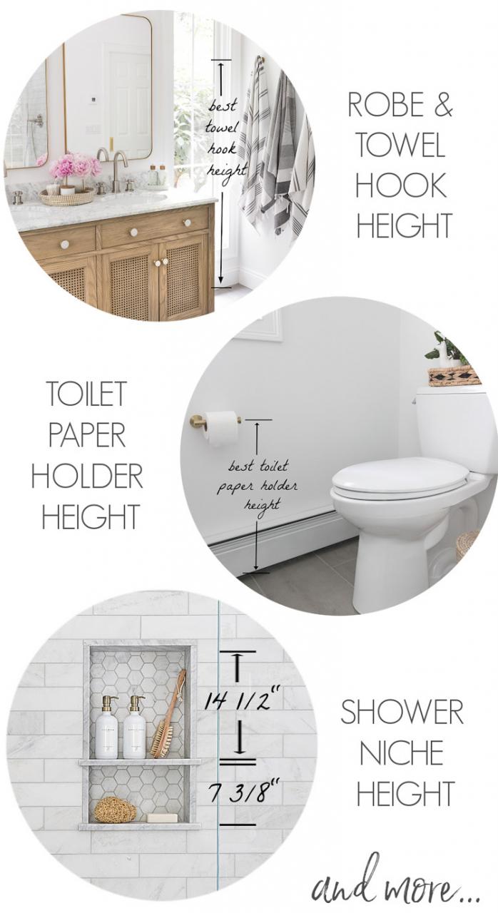 How High to Hang Bathroom Shelf