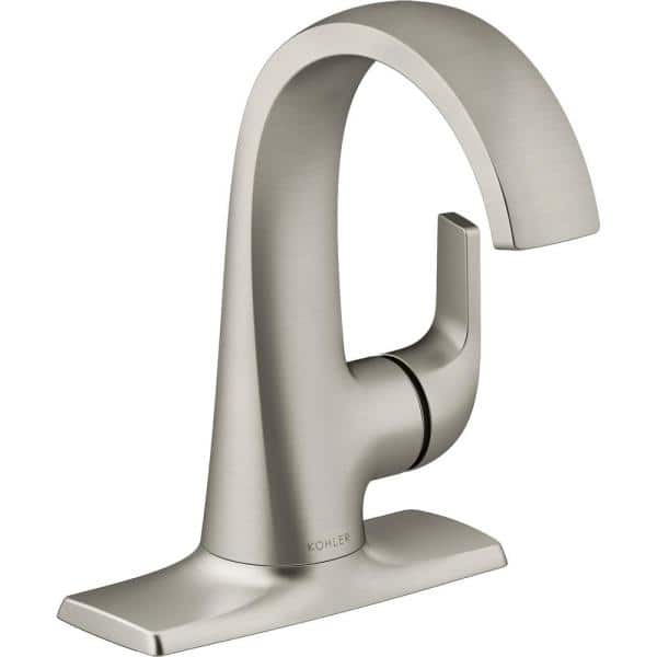 Bathroom Faucet Single Handle Brushed Nickel