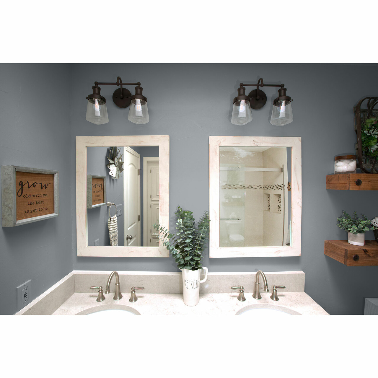 Pictures Of Bathroom Vanity Mirrors