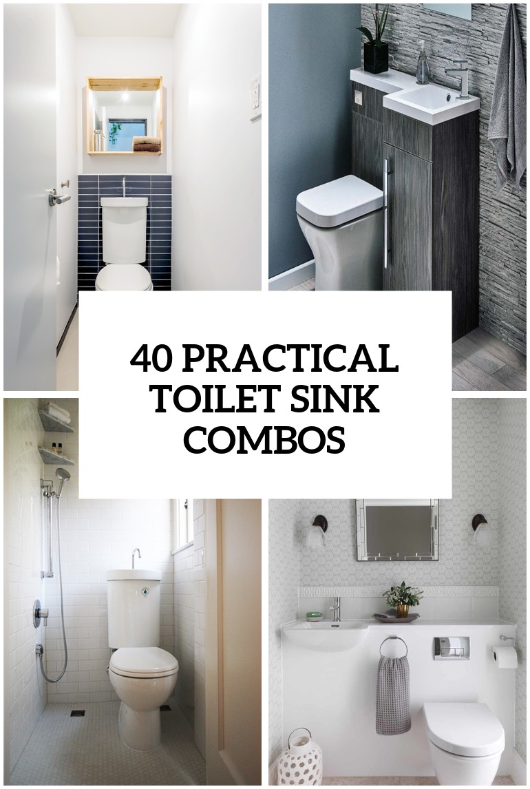 Bathroom Sink And Toilet Combination