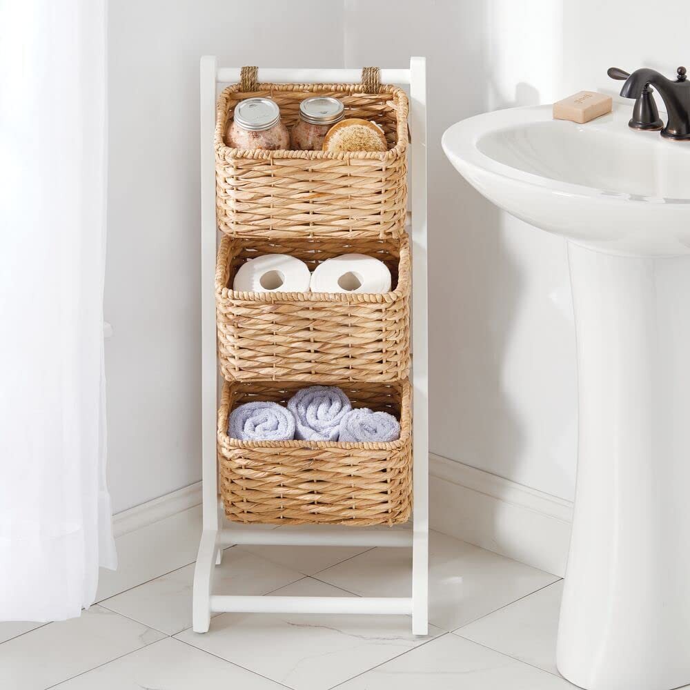 Bathroom Storage Basket Stand