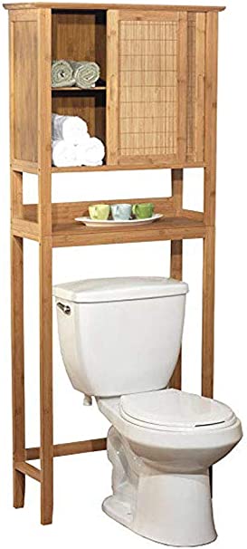 Bamboo Fixed Bathroom Shelf