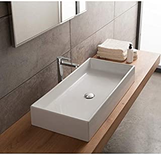Wide Basin Bathroom Sink