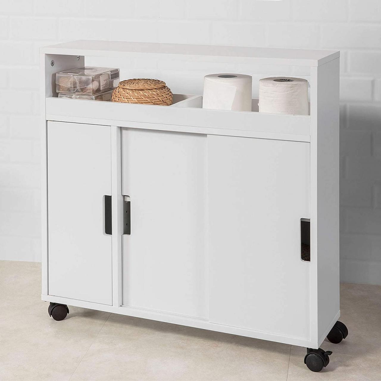 Bathroom Storage With Wheels