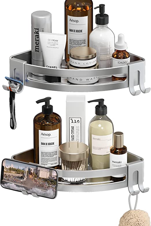Bathroom Corner Shelf No Screws