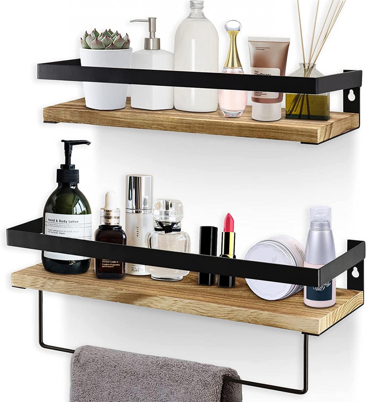Bathroom Wall Shelf Towel Rack