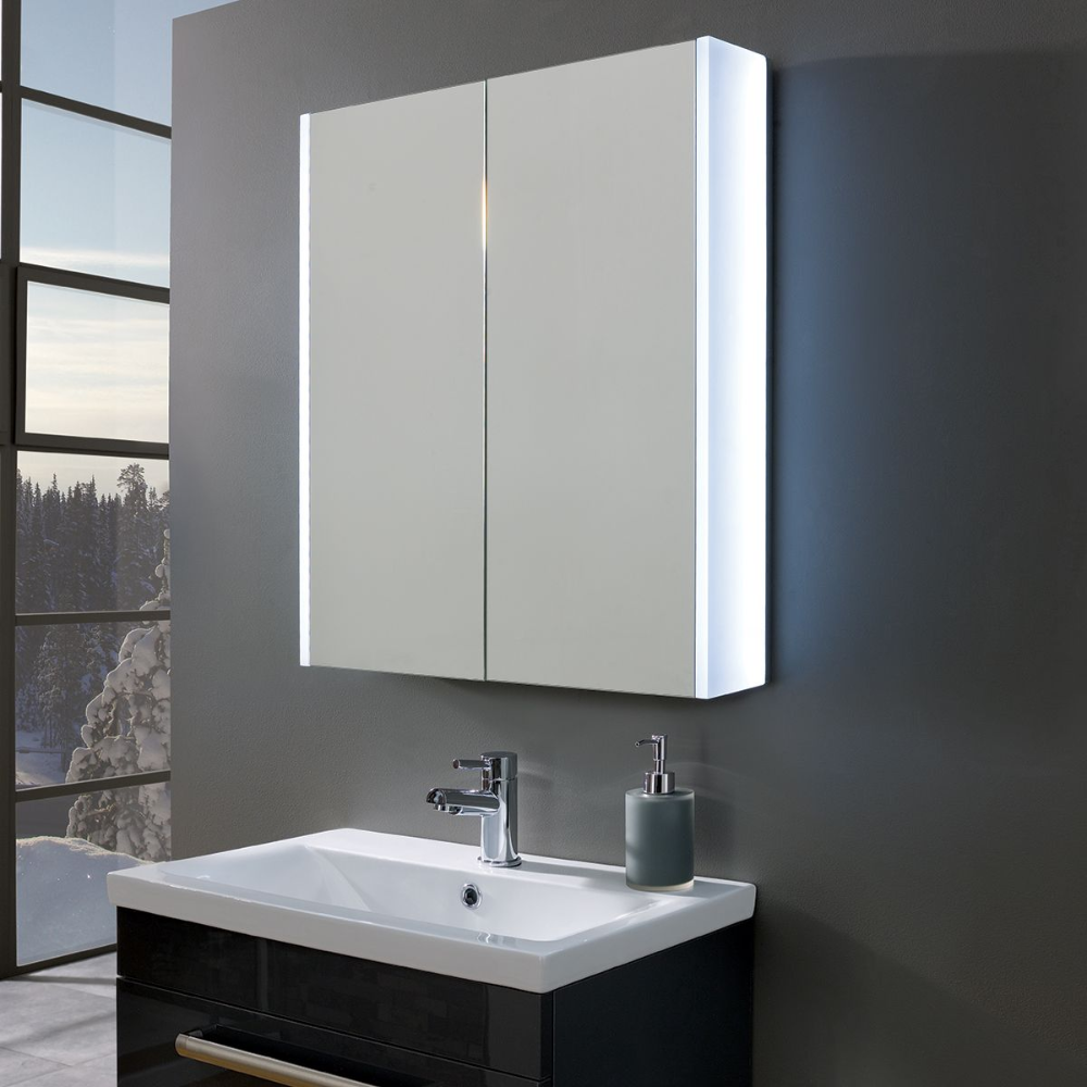 Bathroom Mirror Cabinet 700mm Wide