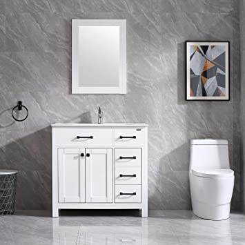 Bathroom Vanity Sink Mirror Combo