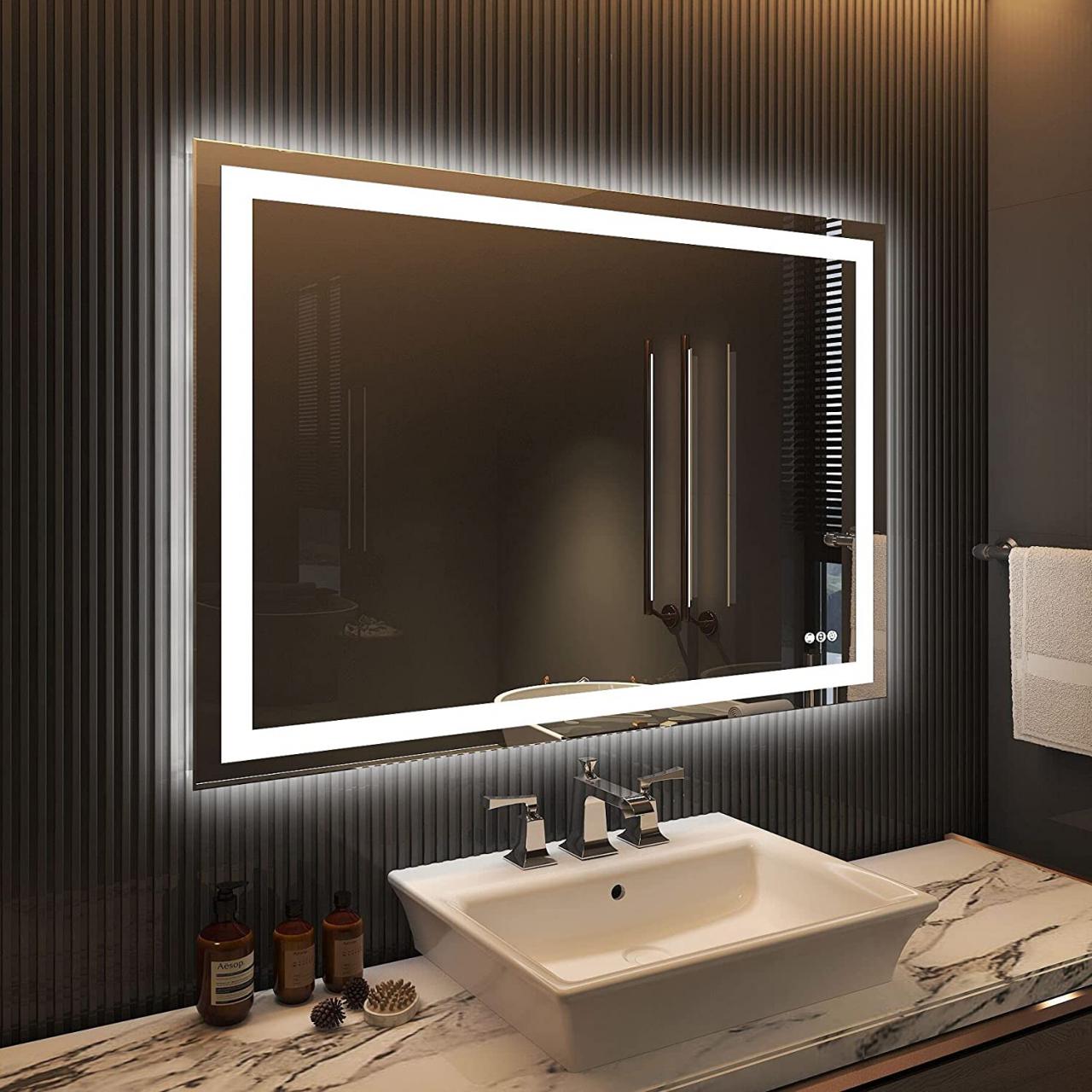 Extra Large Illuminated Bathroom Mirrors