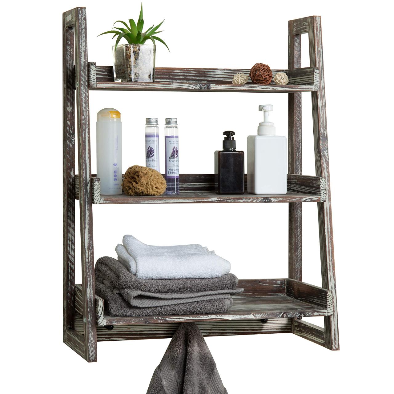 Bathroom Hanging Ladder Shelf