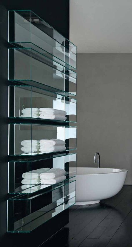 Luxury Bathroom Glass Shelf