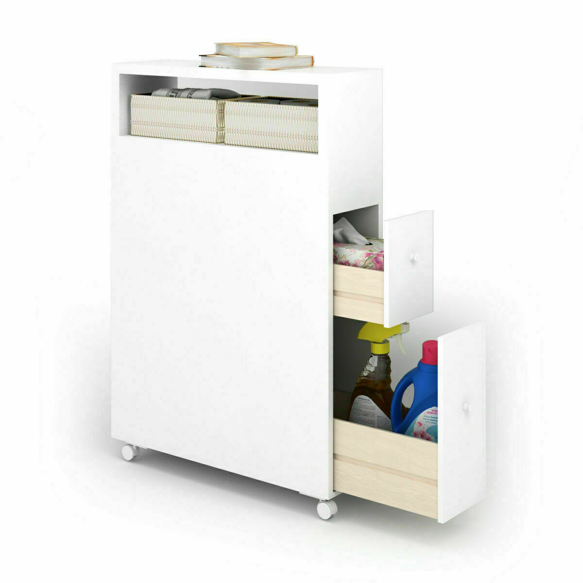 Bathroom Cabinet On Wheels