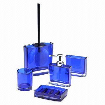 Electric Blue Bathroom Accessories
