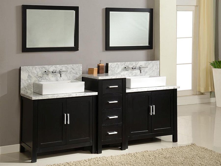 Black Bathroom Cabinets Pictures