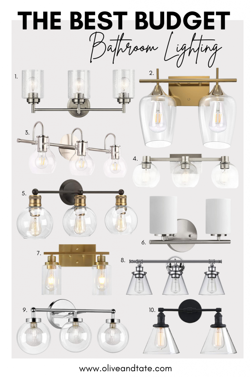 Discount Bathroom Light Fixtures